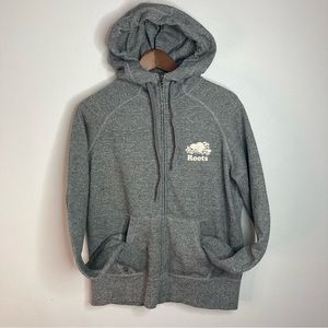 Women’s Roots Grey Zip-Up Hoodie